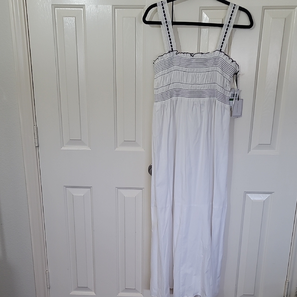 1. State White Dress with Black Accents